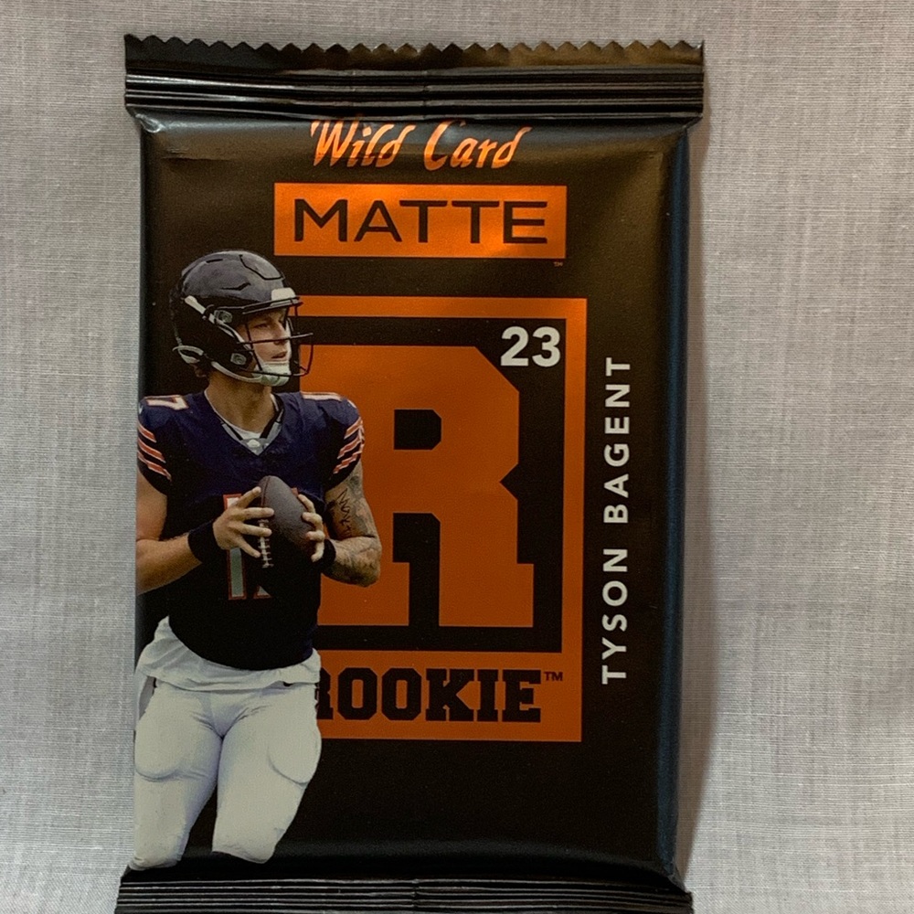 Tyson Bagent Wild Card Matte Rookie Card Pack